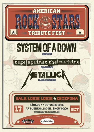 Festival de Tributos — Disorder (System of a Down), Bombtruck (Rage Against The Machine), Black Horsemen (Metallica)